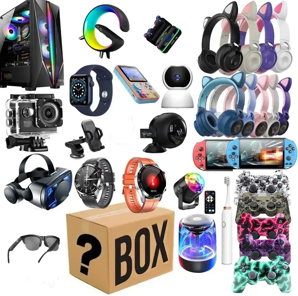 Best-selling Lucky Mystery Box 100% get wireless headphones and other products random Christmas gifts up to 95% satisfaction