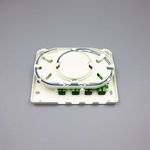 Fiber Access Socket FIBERVISION M04F Fiber Optic Customer Outlet 4 Ports SA/APC Fiber Optic <strong>Patch</strong> <strong>Panel</strong> - Product Image 4