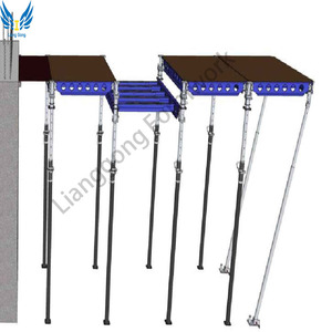 Sistema de soporte de panel Encofrado de marco de acero Encofrado de losa de cabeza de caída en forma de T para construcción de pisos y vigas con andamio de cabeza de caída - Product Image 1