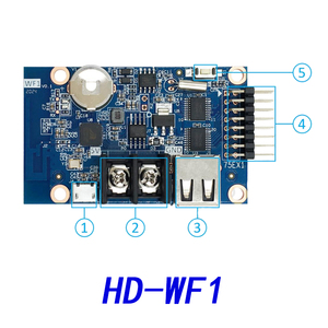 HD-WF1 мобильный Wi-Fi контроль карты один двухцветный СВЕТОДИОДНЫЙ дисплей контроллер для светодиодных дисплеев - Product Image 2