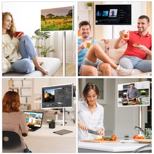 Jode便携式24英寸内置高清触摸显示IPS屏幕旋转USB无线智能电视 - Product Image 5