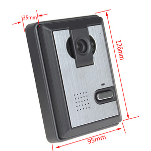 Videoportero con cable de alta definición, sistema de seguridad y control de acceso al hogar con timbre de intercomunicación - Product Image 5