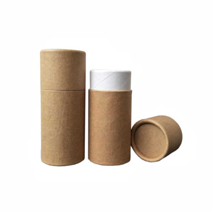 Round Kraft Paper Tube Packaging Wholesale for Tea Biodegradable Cardboard Paper Tube