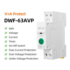 Tuya WiFi 63A 1P N DIN-Schiene Smart Leistungs schalter Schalter Fernbedienung Timer Energie messung Kwh Power Industrial Household - Product Image 4