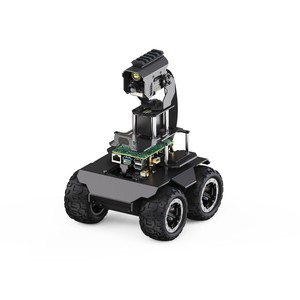 Intel RaspRover açık kaynak 4WD AI Robot, çift kontrolörleri, tüm metal gövde, ahududu Pi 4B/ahududu Pi 5 için uygun