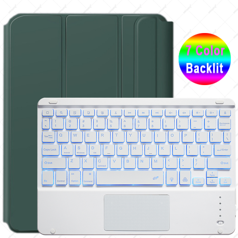 Green with white