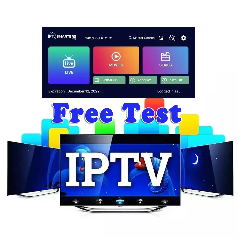 12 Mois Code für Smart TV BOX IPTV M3U Spanien /Deutschland/Polen/USA stabile 4K Wiederverkäuferpanel-Abonnement Android Tv Box Iptv 4k