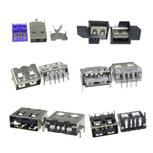 OEM 2 5 8 12针USB 2.0 3.0类型B C垂直90 180度USB连接器 - Product Image 1