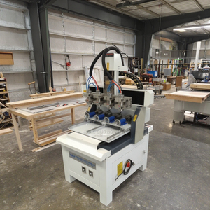 Macchina per incisione su legno cnc 4060 con router rotativo 4 assi kit router cnc per intagliare il legno - Product Image 2