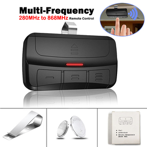 Multifrequency cửa nhà để xe điều khiển từ xa duplicator 280MHz đến 868MHz cổng mở lệnh Transmitter bản sao 433Mhz cổng Keychain - Product Image 2