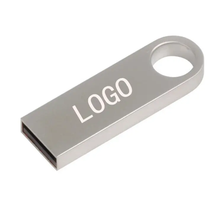 Chiavetta USB in metallo economica con chiavetta usb Logo personalizzato 2G 4G 8G 16G 32G