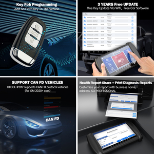 2025 IP819 Vollsystem-Fahrzeug fahrzeug werkzeuge ECU-Codierung schlüssel programmierer WIFI/USB unterstützt CAN-FD-Protokoll code leser/Motor analysator - Product Image 4