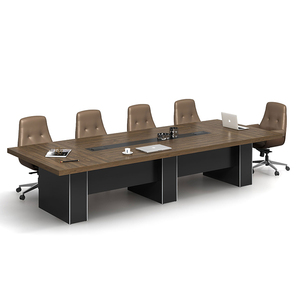 Latest Office <strong>Counter</strong> 10 Person <strong>Rectangular</strong> Conference <strong>Table</strong> Meeting Room <strong>Table</strong> - Product Image 1