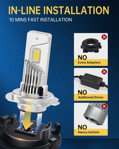 ระบบไฟหน้า LED แบบออโต้9006 H1 H4 H7อุปกรณ์เสริมยานยนต์ดีไซน์เดียวกับ9005ฮาโลเจน - Product Image 5