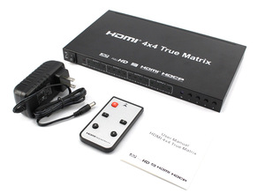 OEM Factory 4K @ 30Hz 4 puertos HDMI Matrix Switcher Splitter HDMI Matrix 4x4 con EDID