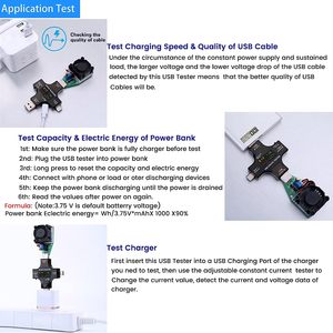 USB-тестер 2 в 1 Цифровой мультиметр - Product Image 3
