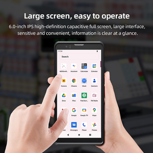 เครื่องสแกนรหัส NFC & QR แอนดรอยด์ไร้สาย <span class=keywords><strong>PDA</strong></span> ทนทานแบบพกพา<span class=keywords><strong>6</strong></span>นิ้วเครื่องเก็บรวบรวมข้อมูลมือถือสำหรับทางเข้าที่เป็นธรรม - Product Image 4