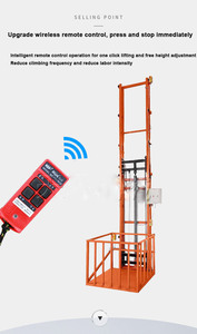 Electric Elevator Lift <strong>Platform</strong> <strong>Load</strong> Weight 0.5-1ton for Person Freight Small Material Cargo Lift Warehouse Household Workshop - Product Image 3