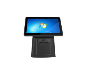数据收银系统android所有在一个pos双屏终端设备与80毫米打印pos软件 - Product Image 1