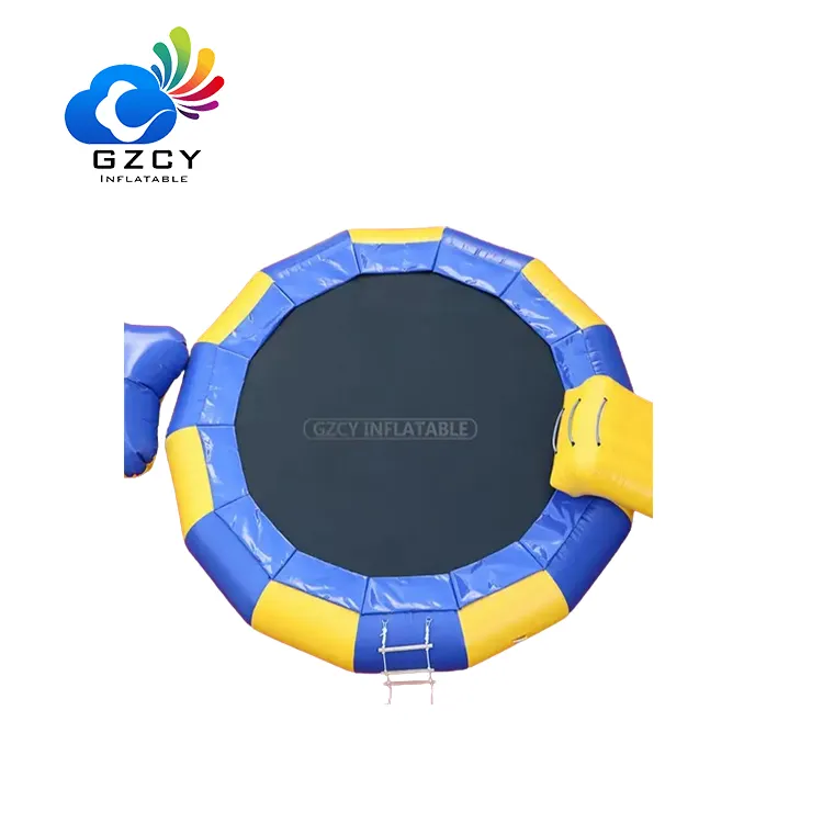 Equipos de juego de agua inflables juegos de agua barata Trampolines