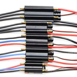 FlyColor 30A 50A 70A 90A 120A RCボートESC防水2-6S LipoブラシレススピードコントローラーRCボートモーター用プログラムカード付き