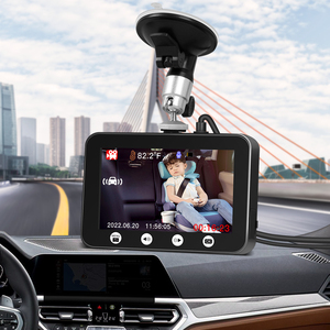 Baby Car Camera Recorder 4.3&quot; Monitor Dashcam for Back Seat Rear-Facing <strong>with</strong> Night Vision Real-Time Temperature Detection - Product Image 3