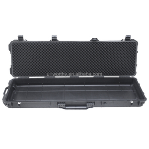 1346x406x155mm Kích thước dài màu đen PP trường hợp quảng cáo mỏng không thấm nước cứng súng nhựa trường hợp chống sốc bọt bánh xe OEM tùy chỉnh - Product Image 5