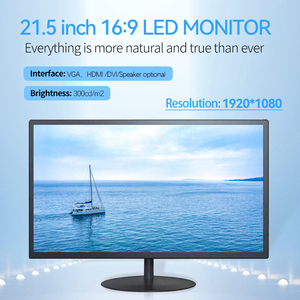 Monitor de oficina con pantalla de 19 pulgadas, pantalla de PC de escritorio LCD TN, monitor barato