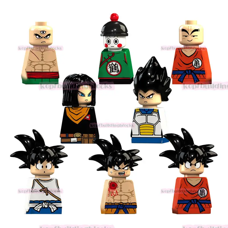 KT1007 DBZ Vegeta Son Goku Drachen Broli Ball Z Anime Comic Cartoon Mini Ziegel montieren Baustein Figur Plastiks pielzeug