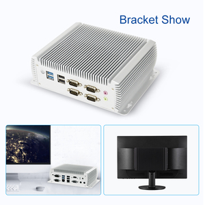 Sharerdp Intel Core i3 i5 4th 6th 7th thế hệ 6200U 4200U 7200U 8130u 6com Mini PC không quạt máy tính công nghiệp nhúng Linux - Product Image 4