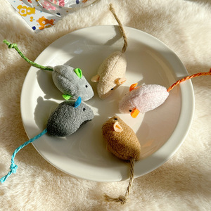 ของเล่นแมวเหมียวสุดนุ่มสำหรับลูกแมวสนุกทำจากผ้าฝ้าย PP - Product Image 3