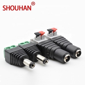 卸売DC Female & Male Jack 5.5*2.1ミリメートルConnector Plug Adapter Push Type Quick Power ConnectorためCCTV端子 - Product Image 2