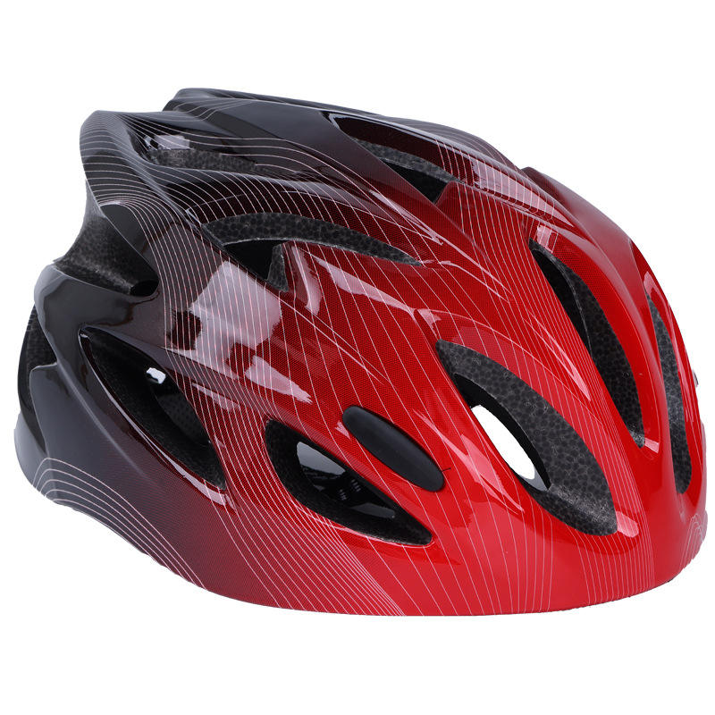 Gradient red k8 childrens helmet
