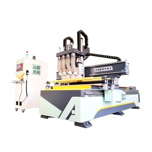 Multi Head <strong>Rotary</strong> Cmc Wood <strong>Cnc</strong> <strong>Router</strong> 3 Axis 3d Double Gantry <strong>Cnc</strong> <strong>Router</strong> <strong>Router</strong> Machine for Wood Vacuum Table - Product Image 1