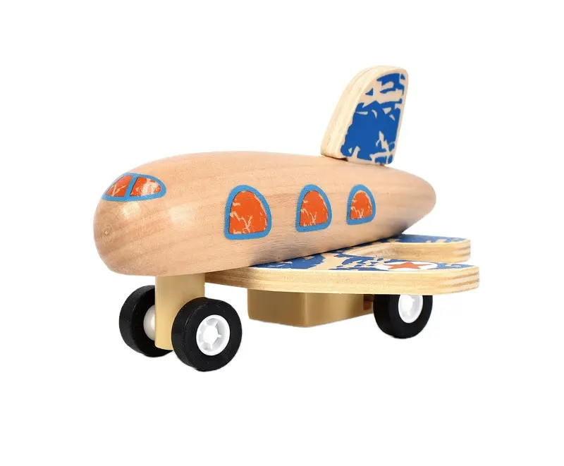 Puzzle jouets en bois pur pour enfant, modèle de course d'avion, rail à grande vitesse, cadeaux pour enfants de 3 ans, pièces