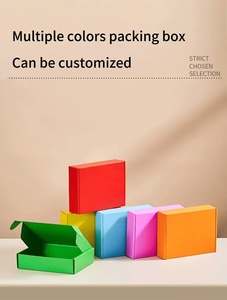 Super Hard Color Plane <strong>Box</strong> Suitable for All Products Delivery Packing Boxes Senior Jewelry Gift <strong>Box</strong> Different Colors and Sizes