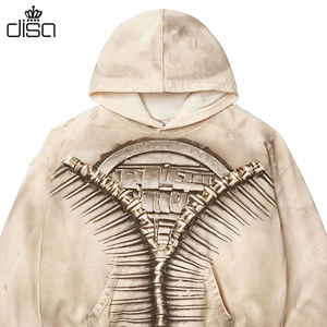 कस्टम शरद ऋतु सर्दियों <span class=keywords><strong>2025</strong></span> नए आगमन, कपास टेरी ओवरसाइज के खाली प्रिंट लोगो कैजुअल वियर एसिड वॉश हुडी - Product Image 4