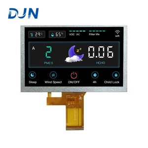 DJN Interfaz RGB de 5,0 pulgadas Módulo de pantalla TFT LCD 800x480 Composición de pantalla IPS Panel LCD - Product Image 1