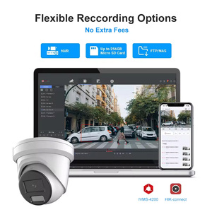 8MP IP摄像机poe安全炮塔POE室外摄像机F1.0 VCA MD 2.0红外和彩色双灯130db WDR H.265 + POE IP摄像机 - Product Image 5