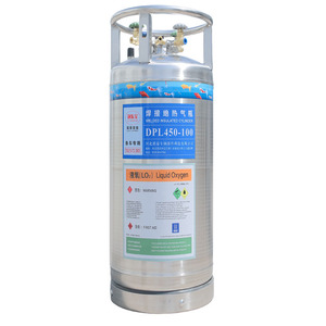 高圧鋼容器500L医療用ガス用垂直液体窒素デュワータンク1.38Mpa - Product Image 2
