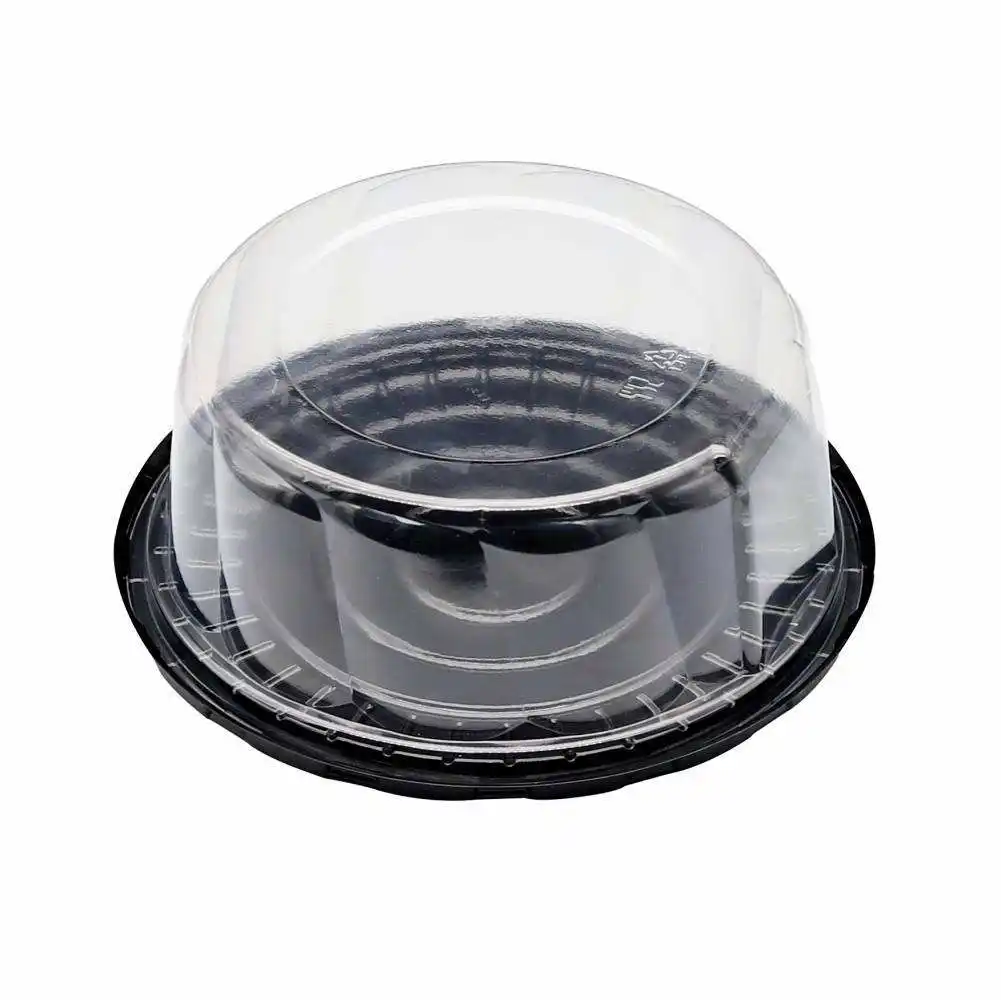 Custom Clear Cake Boxes Container Transparant Plastic Food Cake Verpakking Pet Wegwerp Cakebox Met Doorzichtige Deksels