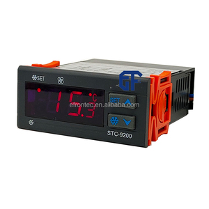 Controlador de temperatura de control remoto digital dual 110V-220VAC 10A Calentador de termostato de salida de dos relés - Product Image 4
