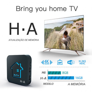 TV Box HTV HA Brazilian Android 7.1 <strong>Iptv</strong> Streaming Playback Amlogic S905x Set-top Box 4K Quad Core 2GB Ott <strong>Iptv</strong> 4k CN;GU - Product Image 4
