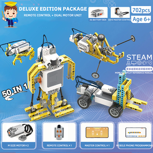 New STEM DIY <strong>Programming</strong> <strong>Robot</strong> Kit 50 in 1 Science Education Bricks Sets Model Toy <strong>Robot</strong> Theme - Product Image 6