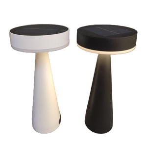Güneş LED masa lambası açık dim şarj edilebilir renk değiştirme sıcak beyaz White işık IP44 güneş LED masa lambası - Product Image 1