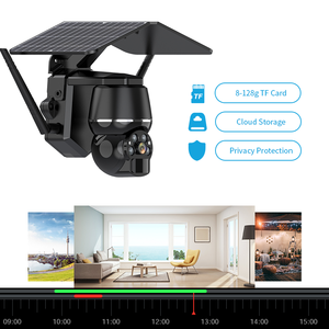 VESAFEQ7ソーラーネットワークカメラPTZWifi 4GSIMカード4MPHDAPPワイヤレスリモートガードマイク監視セキュリティIPカメラ - Product Image 4