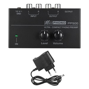 PREAMPLIFICADOR DE Phono ultracompacto, con controles de nivel y volumen, entrada RCA y salida, 1/4 ", Interfaces de salida TRS - Product Image 4