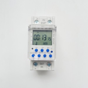 AC 220v 230v 40A copertura trasparente Din Rail settimanale programmabile digitale Timer interruttore orario AHC40A con funzione Count Down - Product Image 1