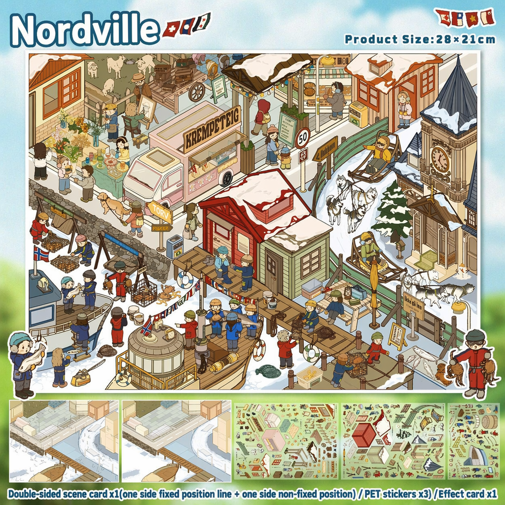 Masque effet peau douce - Ville norvégienne