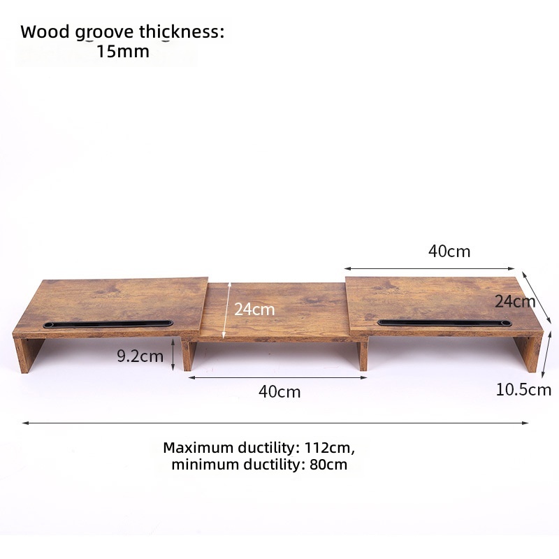 Planche de 15 mm, 40 fentes pour cartes en ruban de bois brûlé au feu